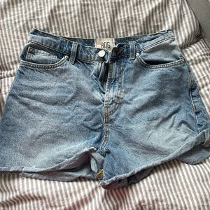 BDG a line high waisted denim shorts